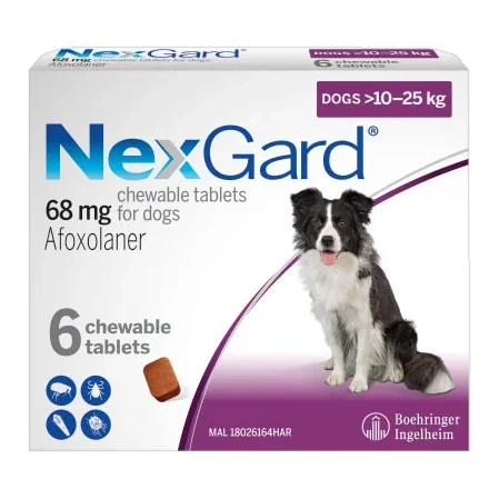 NexGard Chewables 10–25 kg