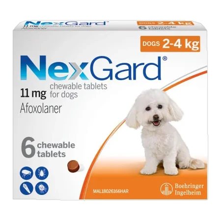 NexGard Chewables 2–4 kg